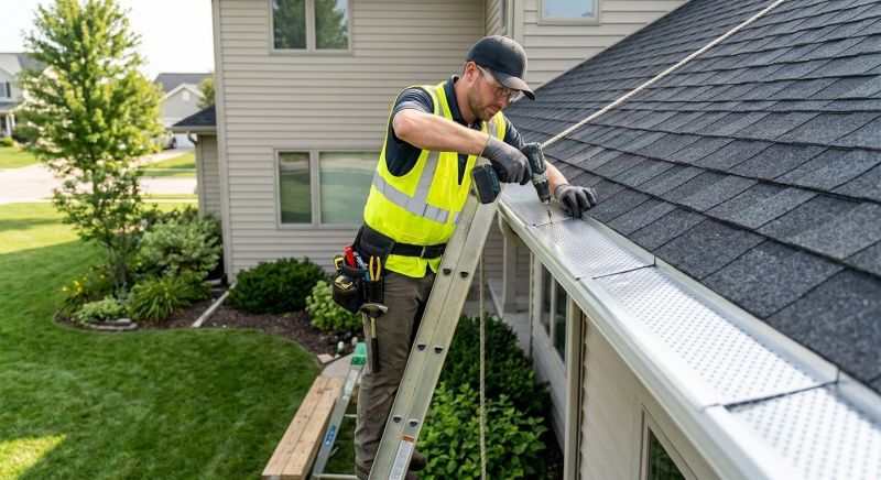 Leaf Barrier Installation in Snohomish County, WA